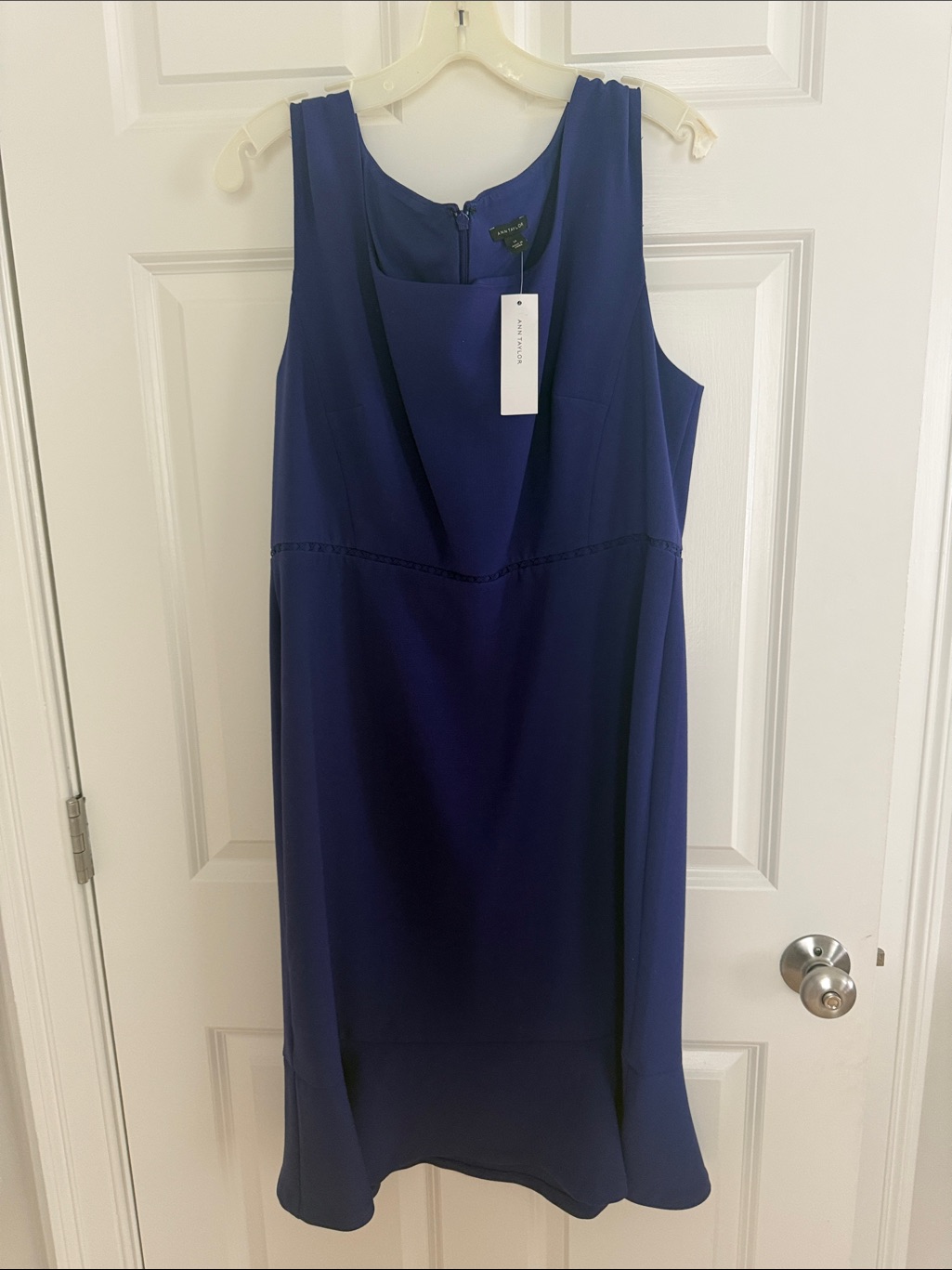 Ann Taylor Sleeveless Royal Blue Women's Dress